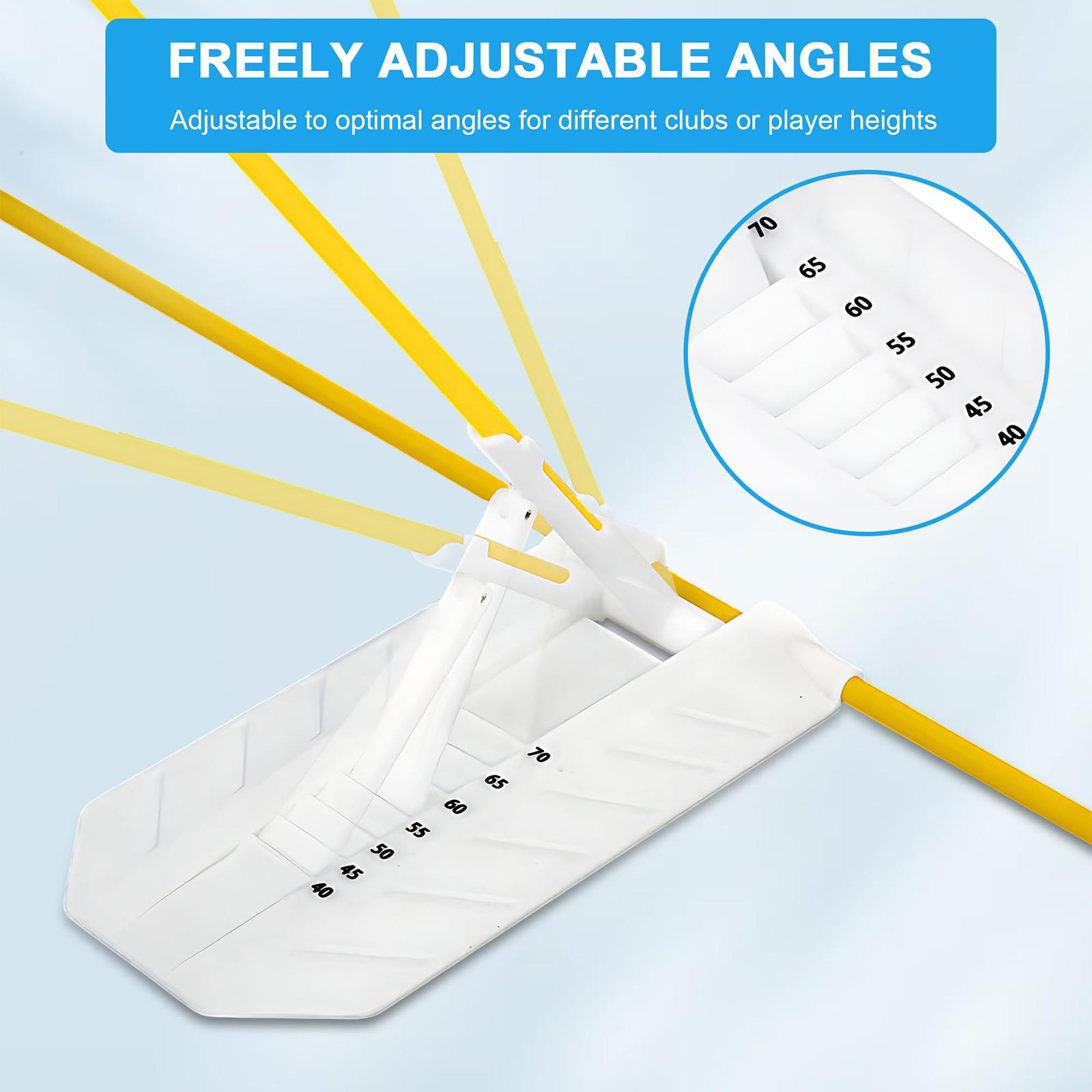 Adjustable Golf Swing Trainer  - đánh giá và giá Alignment Stick Set
