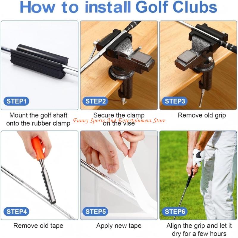 Bộ dụng cụ sửa chữa câu lạc bộ - đánh giá và giá Grip Regrip Tape